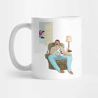 "Leave the door open three inches" - Jim Hopper - Stranger things Quote Mug